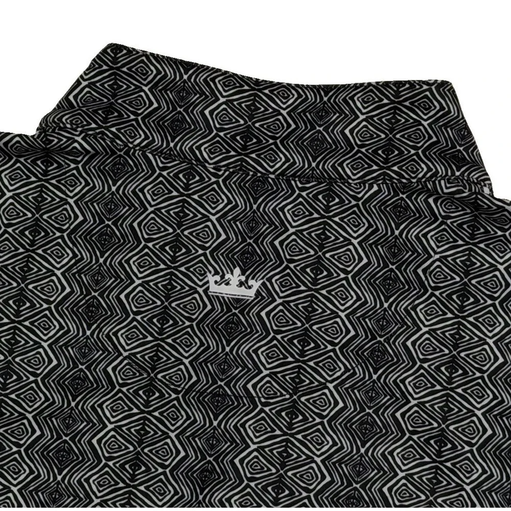 Peter Millar Perth Performance 1/4 Zip Raglan Pullover Geometric Print Women's M